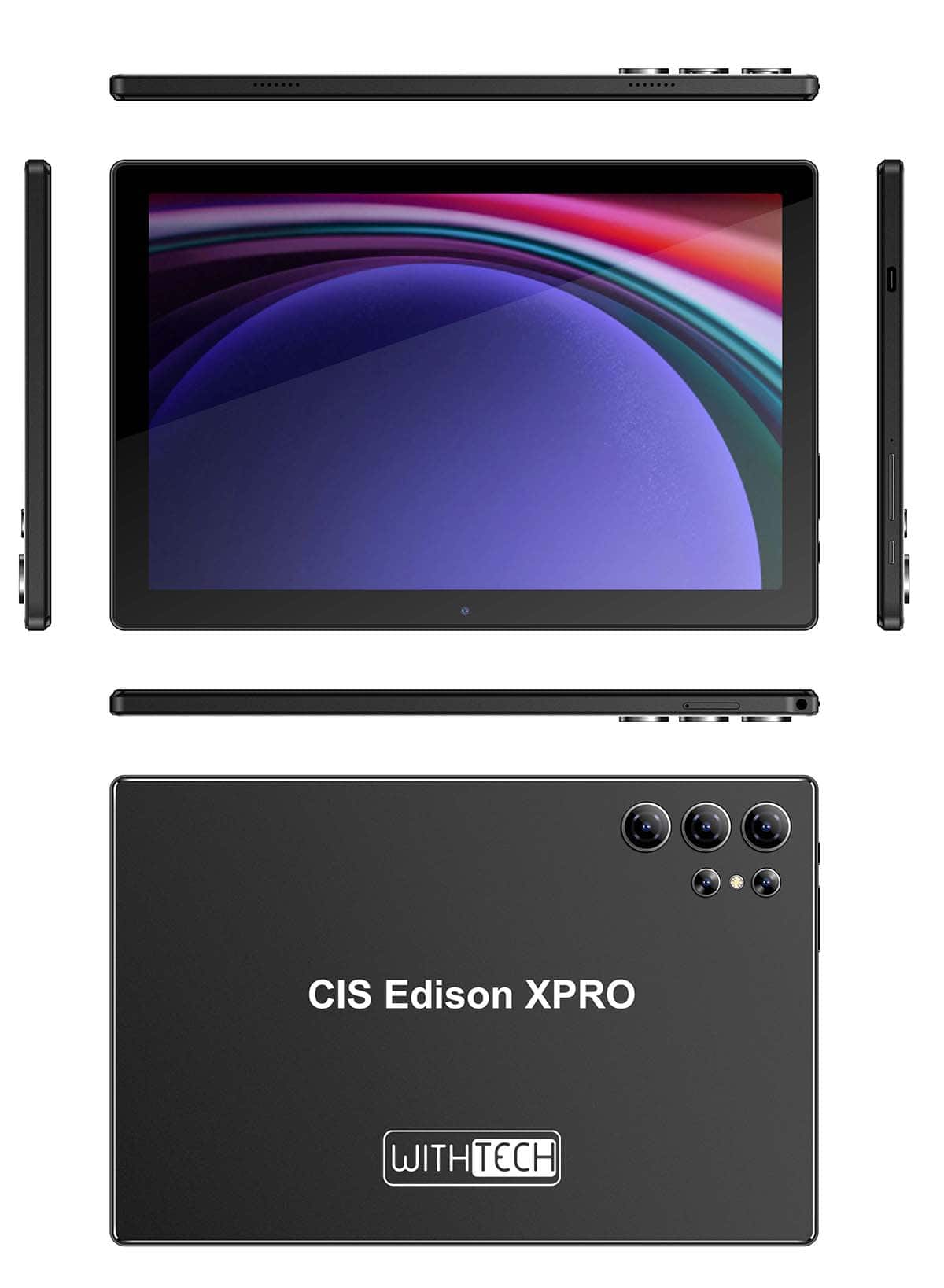 Tablet WITHTECH CIS Edison XPRO 10", 4/128 GB, Dual Sim 4G Negra